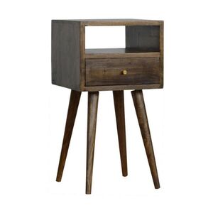 Artisan Furniture KONSOLOVÝ STŮL V KOSTANOVÉ BARVĚ, 1 ZÁSUVKA, 1 POLICE obraz