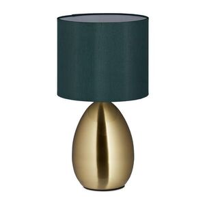 Relaxdays LAMPA Mosaz petrolejová dotyková obraz