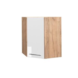 Vicco ROHOVÝ VĚŠÁK NA STĚNU Fame-Line Bílá vysoký lesk 57 cm obraz