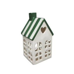 Mondex VÁNOČNÍ DEKORACE, keramika, green|white obraz