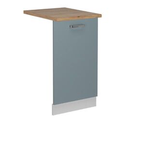 Vicco ČELNÍ PANEL MYČKY R-Line Modrošedá 45 cm , PD Dub obraz