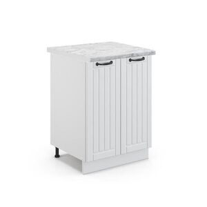 Vicco SPODNÍ SKŘÍŇKA KUCHYŇSKÉ LINKY Fame-Line Bílý venkovský dům 60 cm , PD Mramor obraz