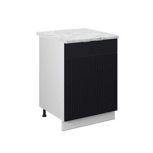 Vicco SPODNÍ SKŘÍŇKA KUCHYŇSKÉ LINKY Fame-Line Černý pruhovaný 60 cm , PD Mramor obraz