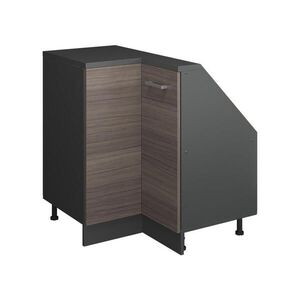 Vicco ŠIKMÁ SKŘÍŇ ROHOVÁ SKŘÍŇKA Rion Ušlechtilá šedá 75.6 x 81.6 cm s 1 dveřmi obraz