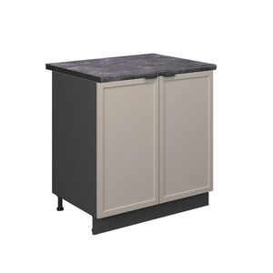 Vicco SKŘÍŇKA POD DŘEZ Fame-Line GreyBeige 80 cm , PD Antracit obraz
