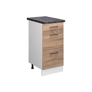 Vicco SPODNÍ SKŘÍŇKA KUCHYŇSKÉ LINKY R-Line Sonoma 40 cm se zásuvkami, PD Antracit obraz