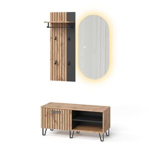 Vicco ŠATNÍ SKŘÍŇ Amber Dub Wotan 43 x 110 cm 3 díly obraz
