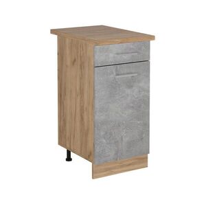 Vicco SPODNÍ SKŘÍŇKA KUCHYŇSKÉ LINKY R-Line Beton 40 cm , PD Dub obraz