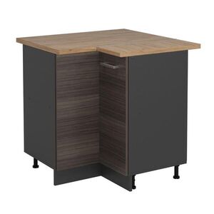 Vicco ROHOVÁ SKŘÍŇKA R-Line Ušlechtilá šedá 75.6 cm , PD Dub obraz