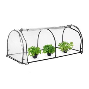 Relaxdays PAŘENIŠTĚ Transparentní Černé PVC 189 cm obraz