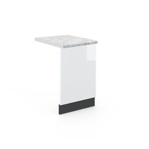 Vicco PŘEDNÍ PANEL Fame-Line Bílá vysoký lesk 45 cm , PD Mramor obraz
