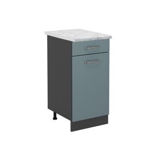 Vicco SPODNÍ SKŘÍŇKA KUCHYŇSKÉ LINKY R-Line Modrošedá 40 cm PD Mramor obraz