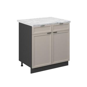Vicco SPODNÍ SKŘÍŇKA KUCHYŇSKÉ LINKY Fame-Line GreyBeige 80 cm , PD Mramor obraz