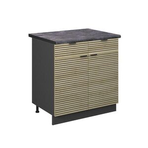 Vicco SPODNÍ SKŘÍŇKA KUCHYŇSKÉ LINKY Fame-Line Dubový panel 80 cm , PD Antracit obraz