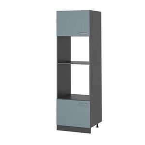 Vicco SKŘÍŇKA NA MIKROVLNNOU TROUBU R-Line Modrošedá 60 cm obraz