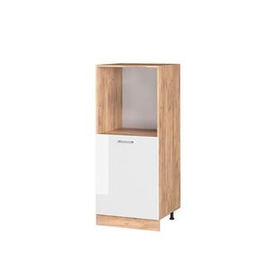 Vicco SKŘÍŇKA NA VESTAVĚNOU TROUBU R-Line Bílá vysoký lesk 60 cm obraz