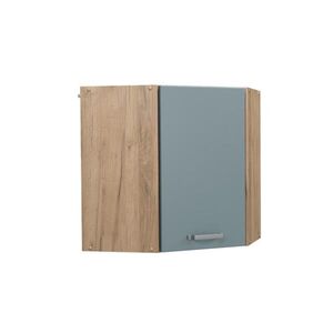 Vicco ROHOVÝ VĚŠÁK NA STĚNU R-Line Modrošedá 57 cm obraz