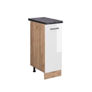 Vicco LÉKÁRNIČKOVÁ SKŘÍŇKA R-Line Bílá vysoký lesk 30 cm , PD Antracit obraz