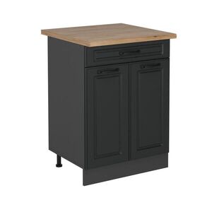 Vicco SPODNÍ SKŘÍŇKA KUCHYŇSKÉ LINKY R-Line Antracitový venkovský dům 60 cm , PD Dub obraz