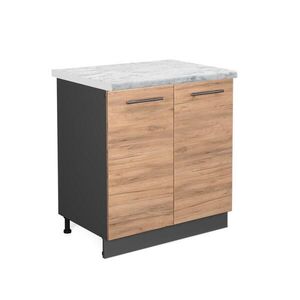Vicco SKŘÍŇKA POD DŘEZ Fame-Line Zlatý mocný dub 80 cm , PD Mramor obraz