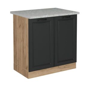 Vicco SKŘÍŇKA POD DŘEZ R-Line Antracitový venkovský dům 80 cm PD Mramor obraz