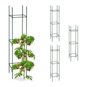 Relaxdays OPORA Zelená 4dílná-sada 150 cm obraz