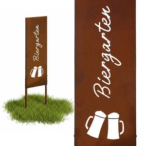 Relaxdays ZÁPICH Rezavě hnědý patina 115 cm obraz