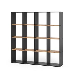 Vicco DĚLICÍ STĚNA Karree Antracit/zlatý dub 142.4 x 143 cm obraz