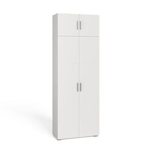 Vicco UNIVERZÁLNÍ SKŘÍŇ Ingo Bílá 80 x 182.4 cm s nástavcem na skříňku obraz