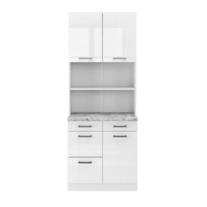 Vicco KUCHYŇSKÝ BLOK R-Line Bílá vysoký lesk 80 cm S pracovní deskou obraz