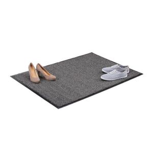 Relaxdays ROHOŽKA Šedá PP PVC protiskluzová 90x120 cm obraz