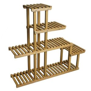 MCW RACK NA ROSTLINY, hnědý obraz
