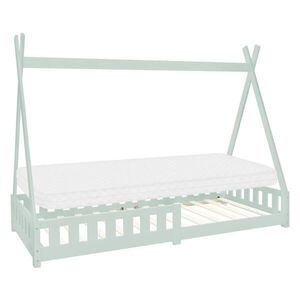 ML-DESIGN DĚTSKÁ postýlka Tipi s matrací 90x200 cm Mint obraz
