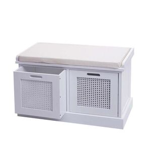 MCW LAVIČKA ÚLOŽNÉ BOXY Krémově bílá obraz