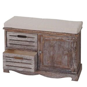 MCW LAVIČKA SHABBY-LOOK Hnědá, krémově bílá obraz