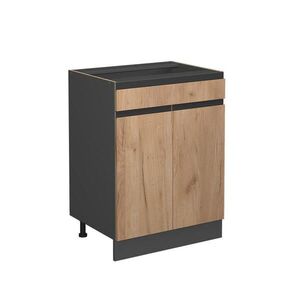 Vicco SPODNÍ SKŘÍŇKA KUCHYŇSKÉ LINKY R-Line Zlatý mocný dub 60 cm Tvar J, se zásuvkou, bez pracovní desky obraz