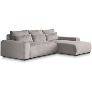 Beautysofa ROHOVÁ rozkládací pohovka Benny cappuccino, pravá obraz