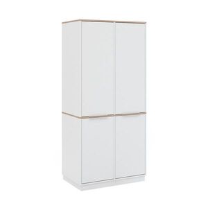 Vicco REGÁL NA DOKUMENTY Betti Bílá/Sonoma 82 x 179 cm se 6 policemi obraz