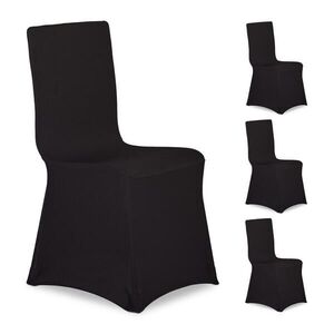 Relaxdays NÁVLEKY Černé 4ks-set obraz
