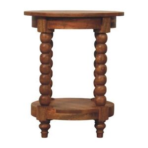 Artisan Furniture NOČNÍ STOLEK se 2 policemi, béžový obraz