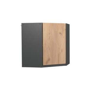 Vicco ROHOVÝ VĚŠÁK NA STĚNU R-Line Zlatý mocný dub 57 cm Tvar J obraz