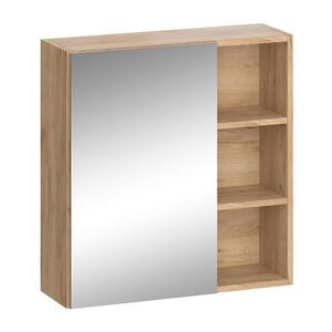 Vicco KOUPELNOVÁ ZRCADLOVÁ SKŘÍŇKA Senyo Antracit 62 x 64 cm obraz