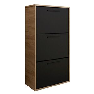 Kier Furniture BOTNÍK ASPER Dub Craft & Černá obraz