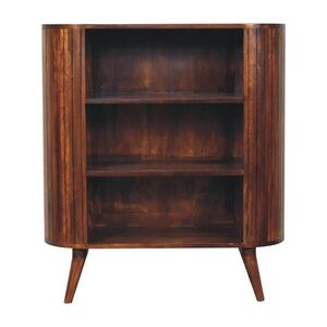 Artisan Furniture SKŘÍŇ s povrchem Samt-Mokka, 2 vnitřní police, 2 dvířka, tmavě hnědá. obraz