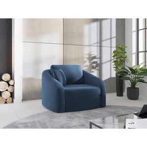 Sit & More KŘESLO, textil, modrá obraz