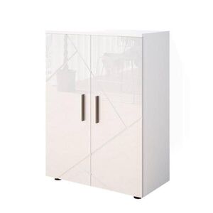 Vicco STŘEDNÍ SKŘÍŇKA Irma Bílá vysoký lesk 60 x 81 cm obraz