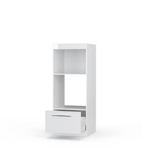 Vicco SKŘÍŇKA NA MIKROVLNNOU TROUBU Fame-Line Bílá vysoký lesk 60 cm otevřený obraz