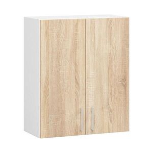RAUMHIRSCH FURNITURE ZÁVĚSNÁ SKŘÍŇ Bílá, dub Sonoma 72/60/30, 5 obraz