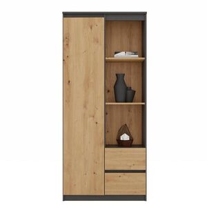 RAUMHIRSCH FURNITURE KNIHOVNA antracitová, Artisan 80/180/35 obraz