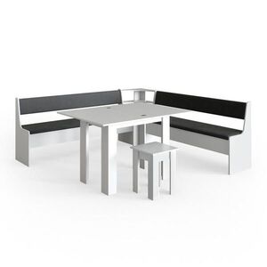 Vicco ROHOVÁ LAVICE Roman Bílá 210 x 210 cm se stolkem obraz